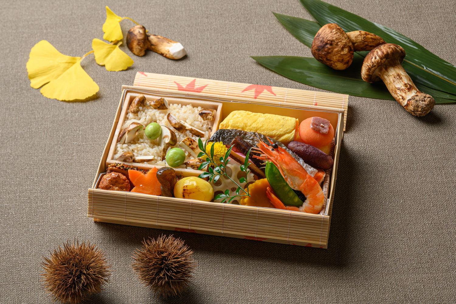 10.1~行楽弁当 松茸御飯ver